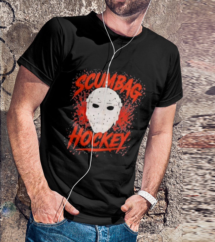 Philadelphia Scumbag Hockey Jason Voorhees Mask T-Shirt