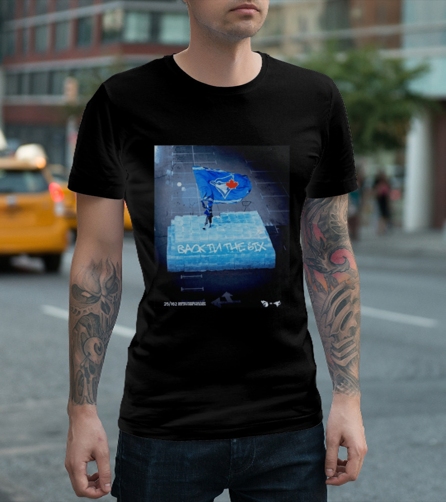 Toronto Blue Jays Back In The 6ix Ice Flag And Blocks T-Shirt