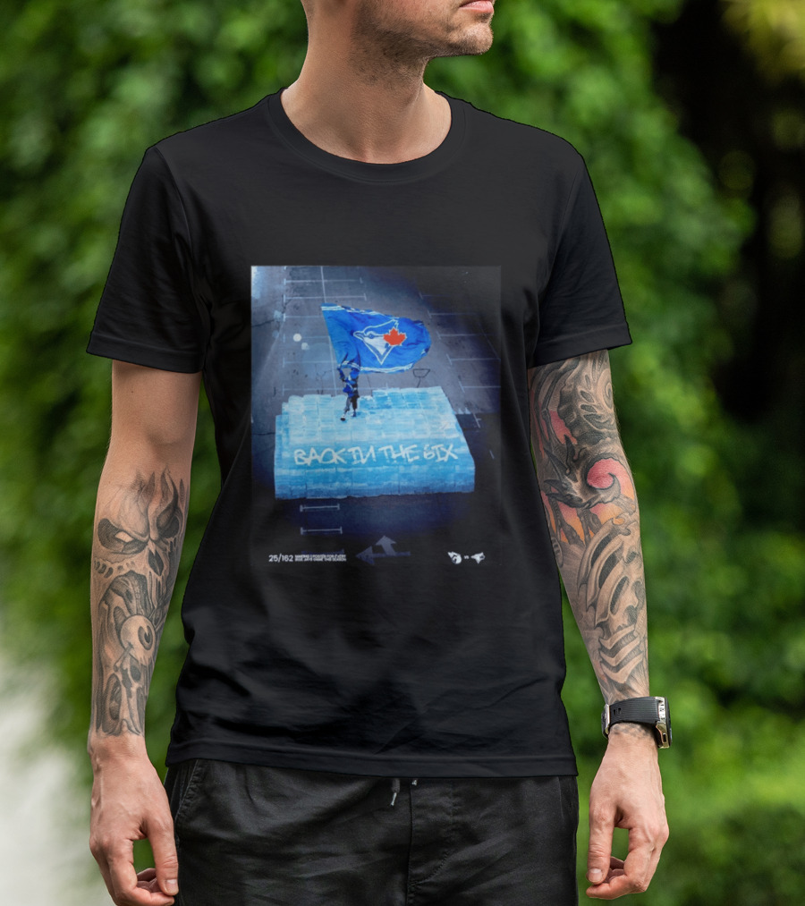 Toronto Blue Jays Back In The 6ix Ice Flag And Blocks T-Shirt
