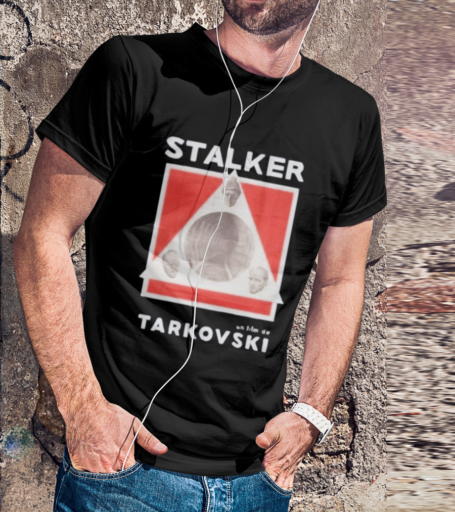 Stalker Film Tarkovski Triangular Faces T-Shirt