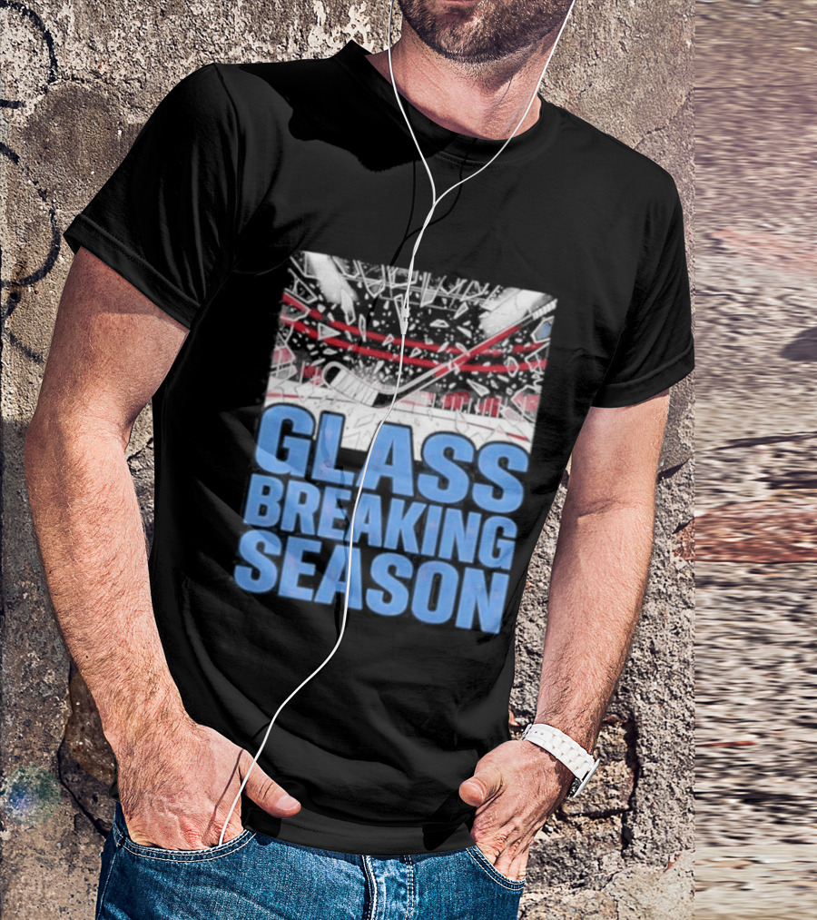 Colorado Avalanche Glass Breaking Season T-Shirt