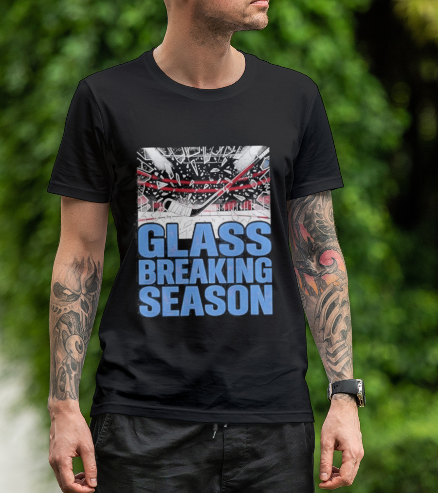 Colorado Avalanche Glass Breaking Season T-Shirt