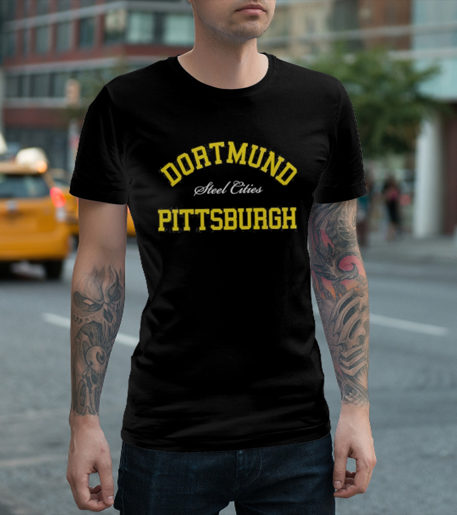 Dortmund Pittsburgh Steel Cities T-Shirt
