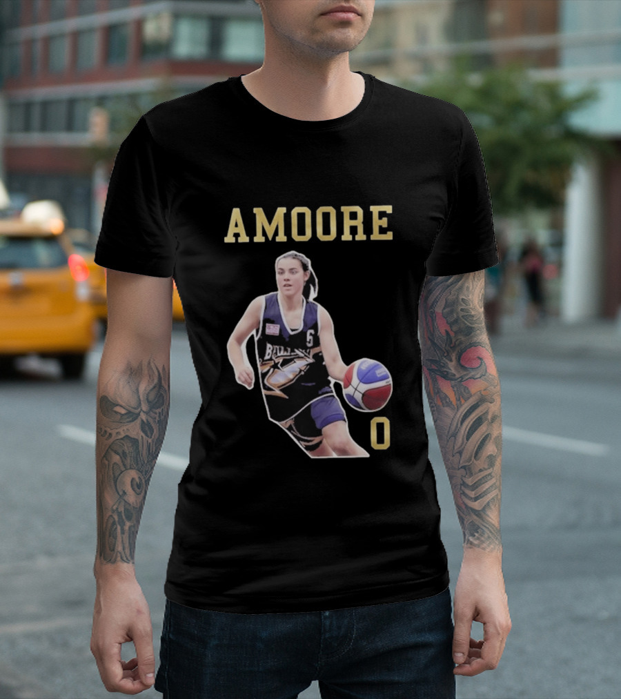 Amoore Bulls Basketball Player Jersey Number 0 T-Shirt
