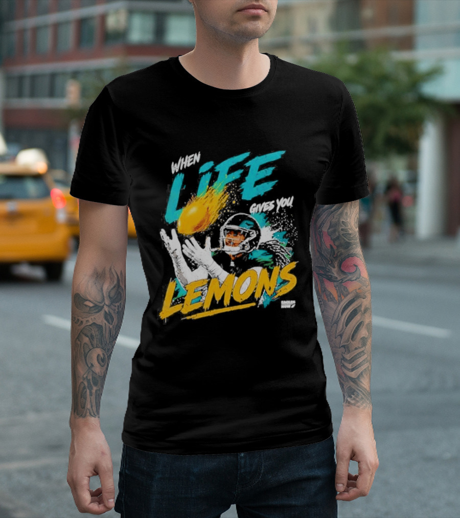 Philadelphia Eagles When Life Gives You Lemons Football Makai Lemon T-Shirt