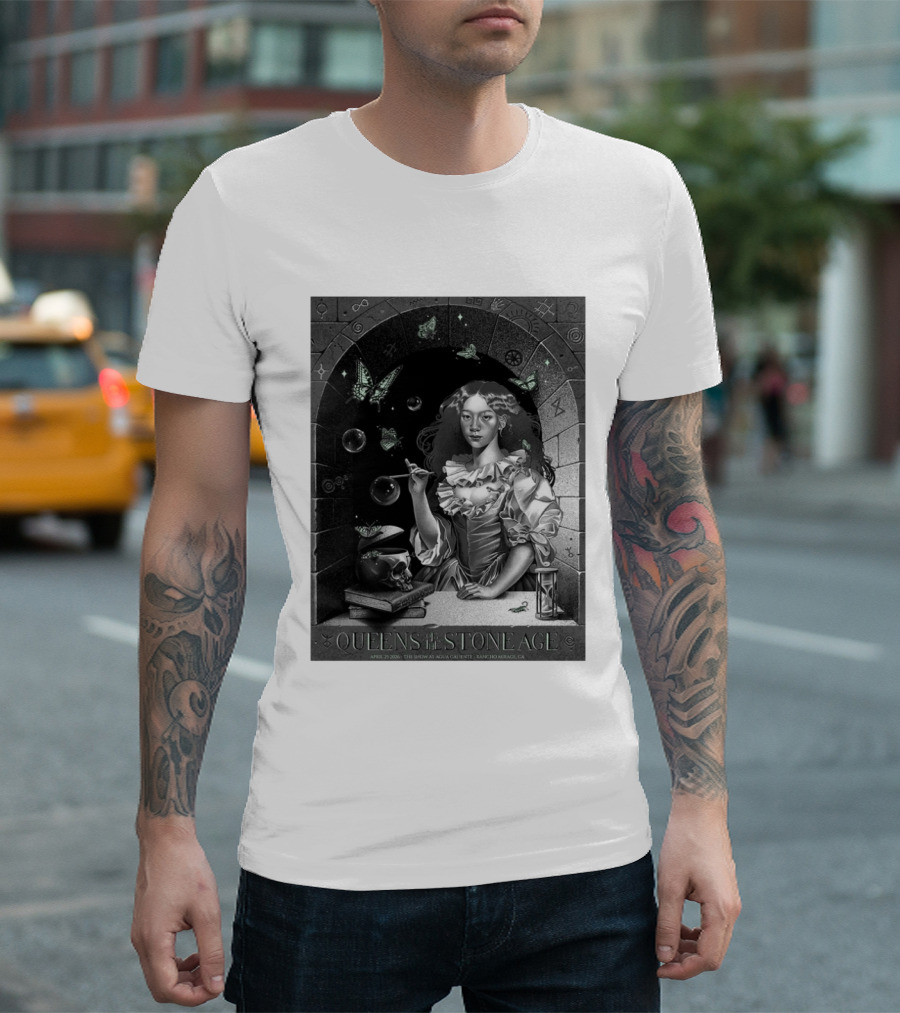 Queens Of The Stone Age Rancho Mirage California 2026 Gig Agua Caliente April 25 2026 T-Shirt