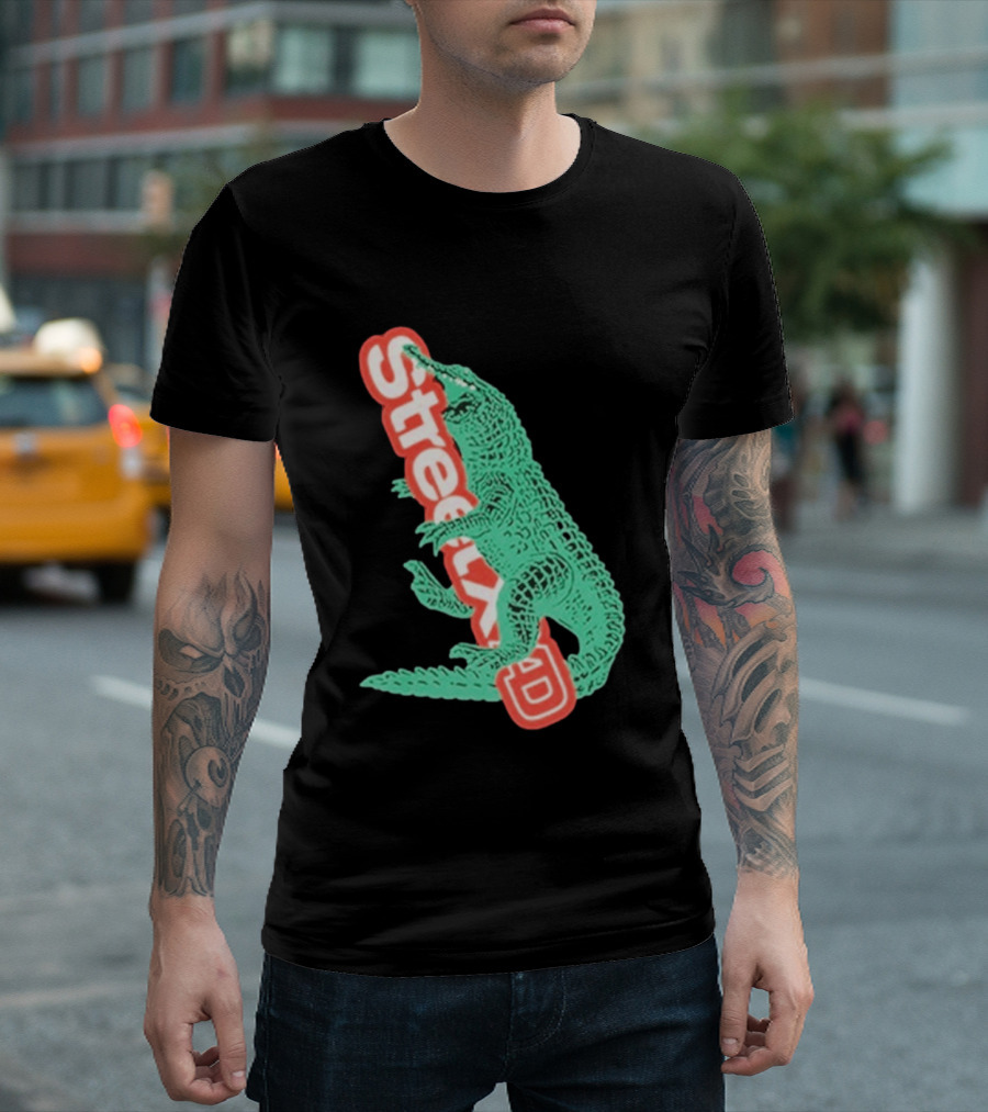StreetxAD Basilik Gator Vintage Crocodile T-Shirt
