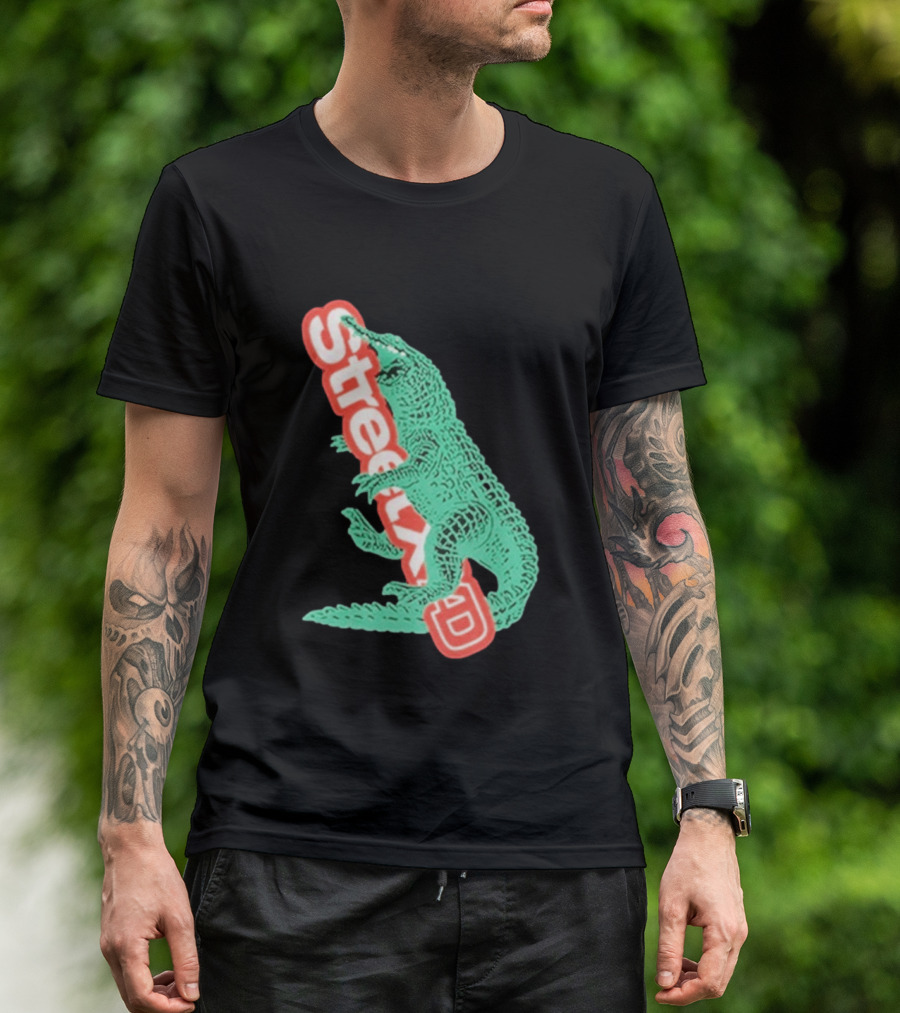 StreetxAD Basilik Gator Vintage Crocodile T-Shirt