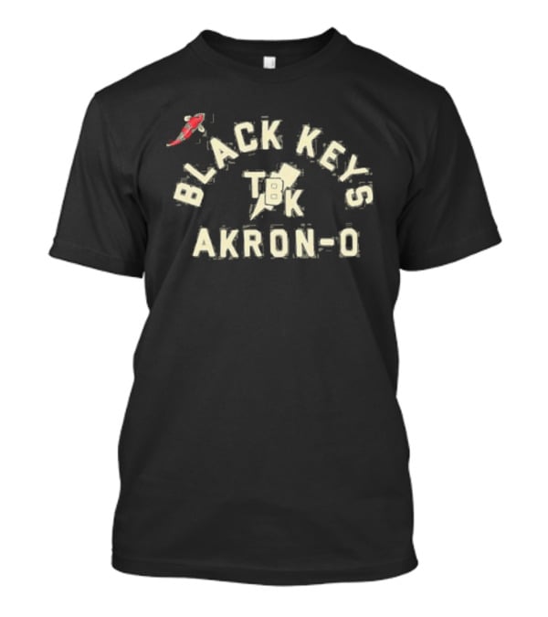 Black Keys Akron Ohio BK Lettering T-Shirt