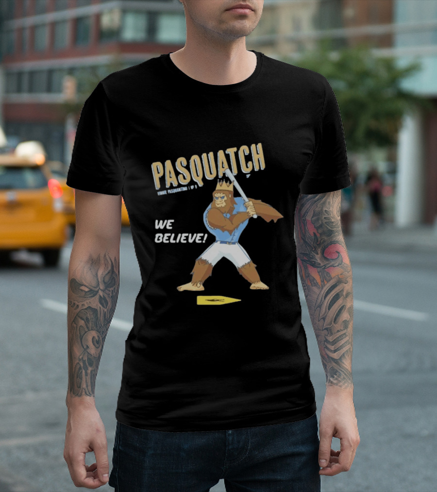 Vinnie Pasquantino Pasquatch We Believe Kansas City Royals T-Shirt