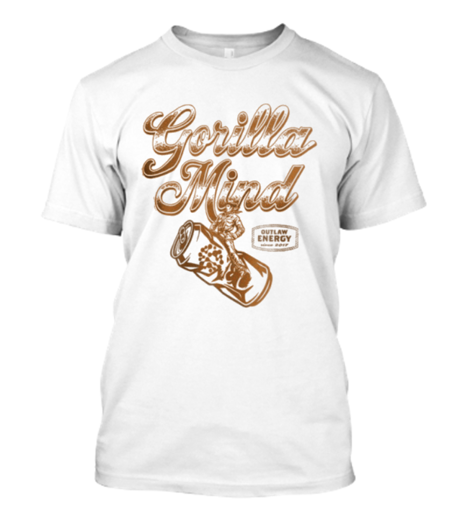 Gorilla Mind Outlaw Energy Since 2017 Can T-Shirt