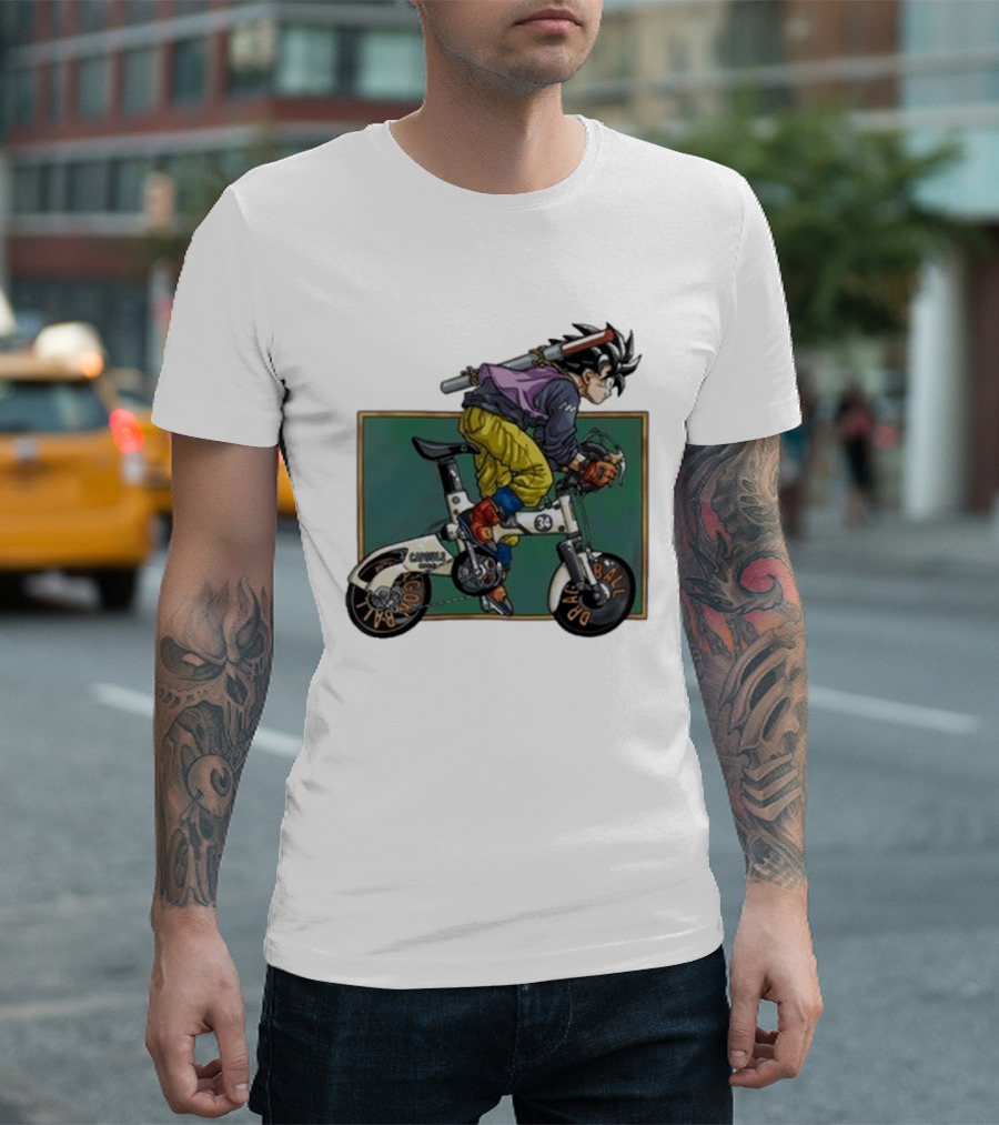 Dragon Ball Z Goku Limited Edition Cycling 34 Capsule Corp T-Shirt