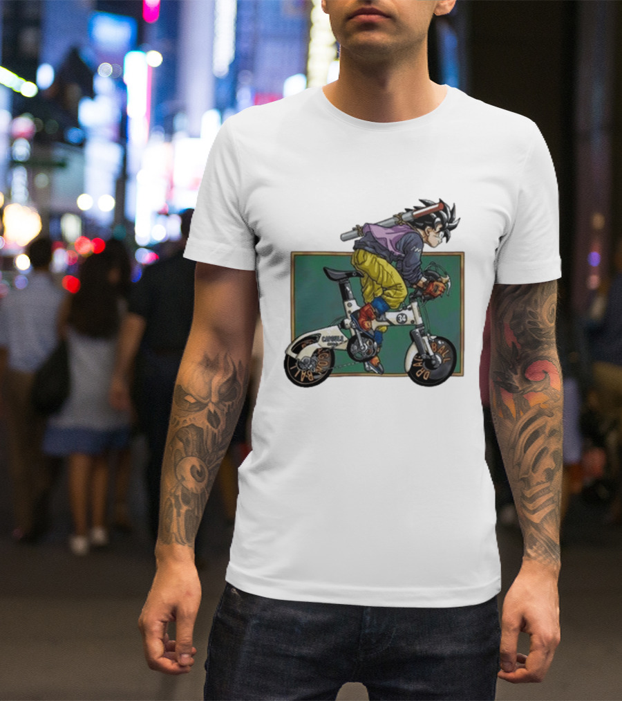 Dragon Ball Z Goku Limited Edition Cycling 34 Capsule Corp T-Shirt