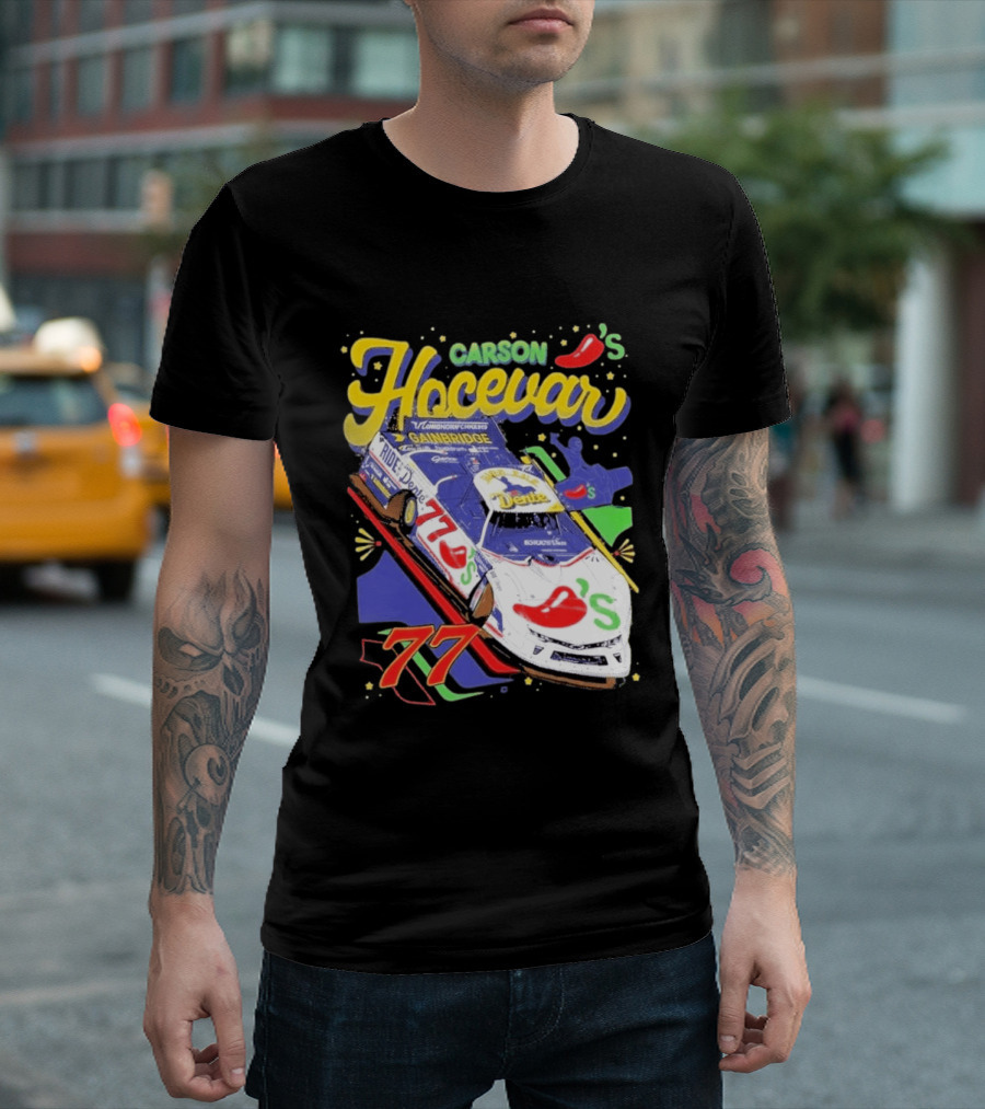 Carson Hocevar 77 Chili's Racecar Gainbridge Venturini Motorsports T-Shirt