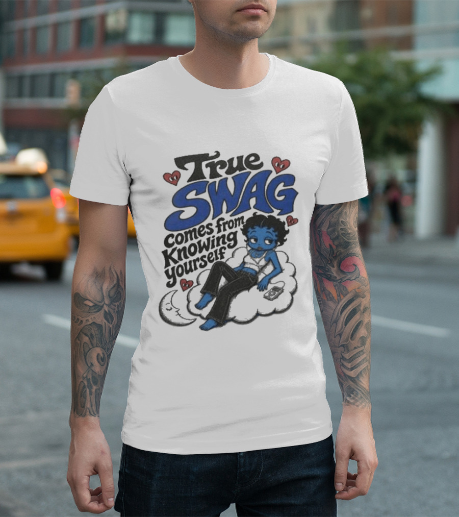 True Swag Comes From Knowing Yourself Third Eye Kingdom Self Knowledge T-Shirt