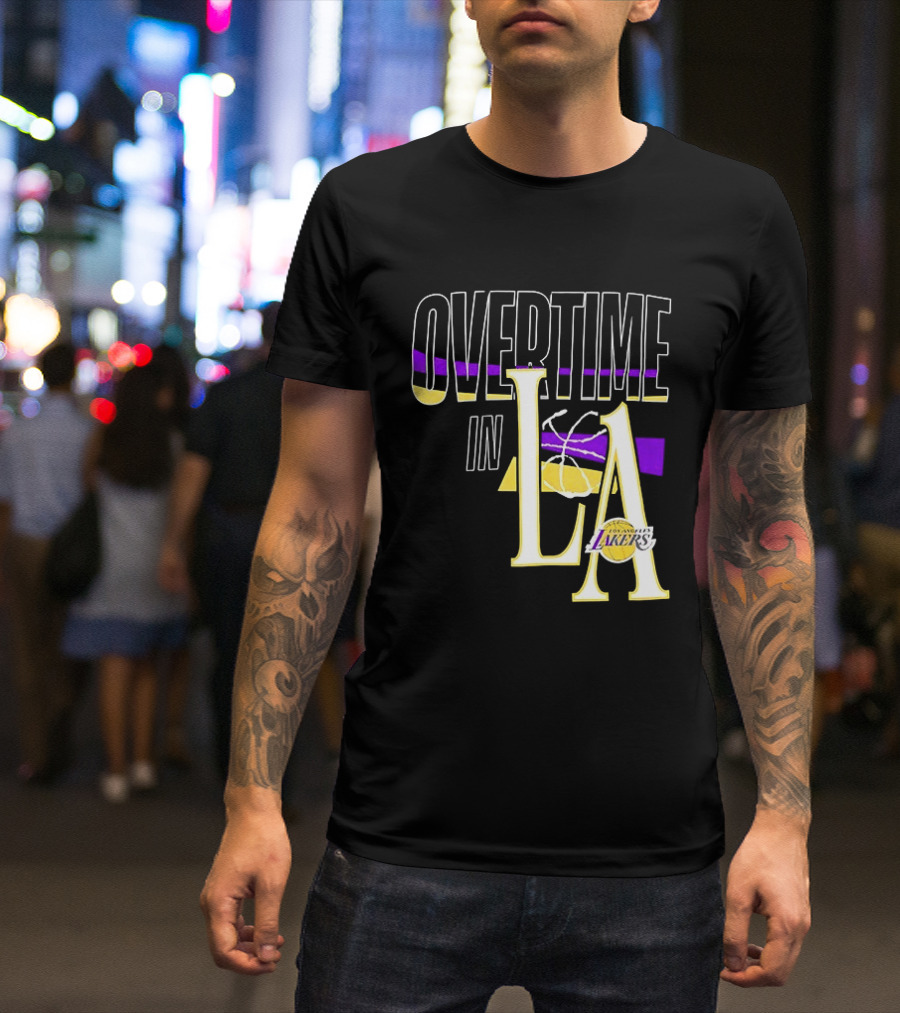 Overtime In LA Lakers Basketball T-Shirt