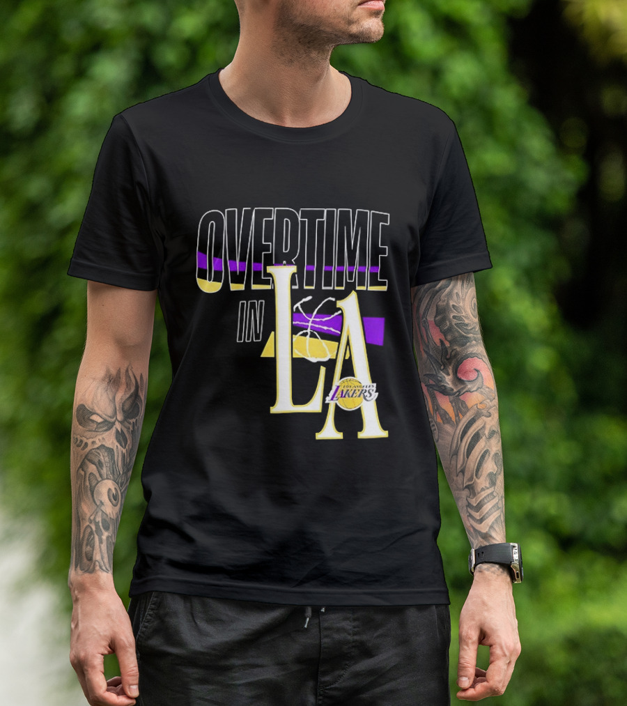 Overtime In LA Lakers Basketball T-Shirt
