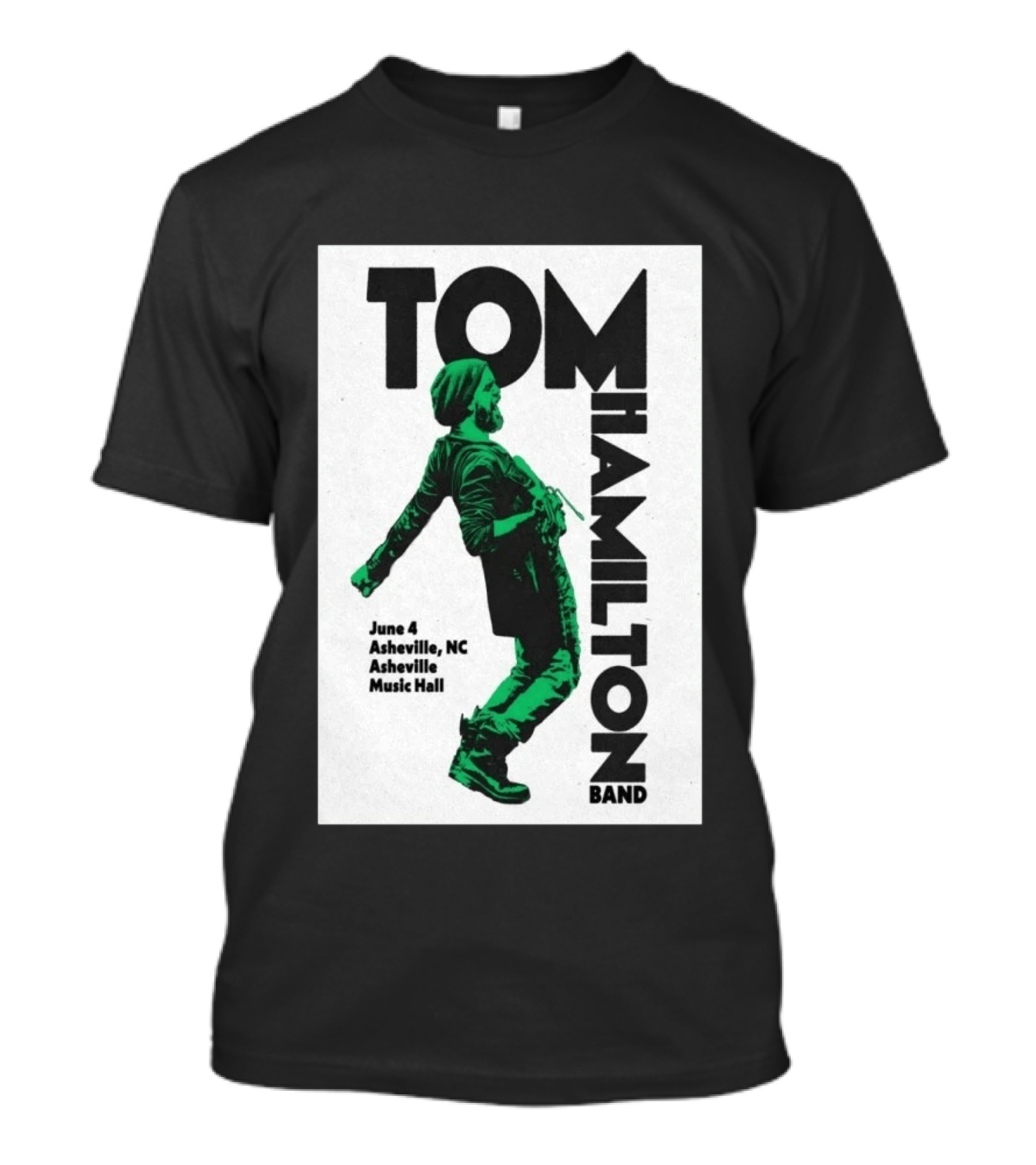 Tom Hamilton Band Asheville NC June 4 Asheville Music Hall T-Shirt