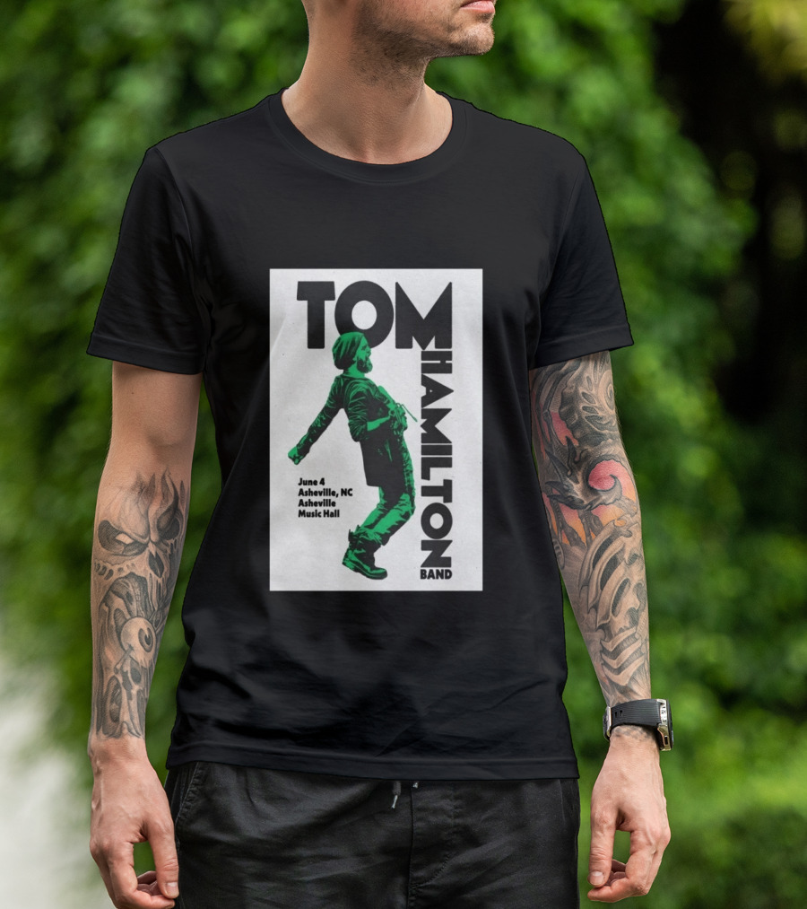Tom Hamilton Band Asheville NC June 4 Asheville Music Hall T-Shirt