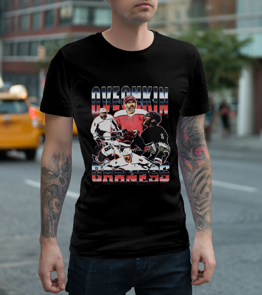 Ovechkin Greatness Washington Capitals Hockey C Captain Number 8 T-Shirt