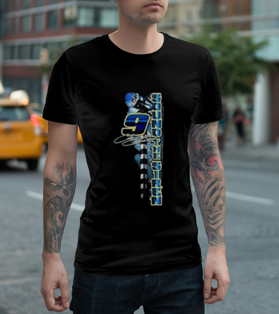 Chase Elliott 9 Sound The Siren Racing Helmet Checkered Flag T-Shirt