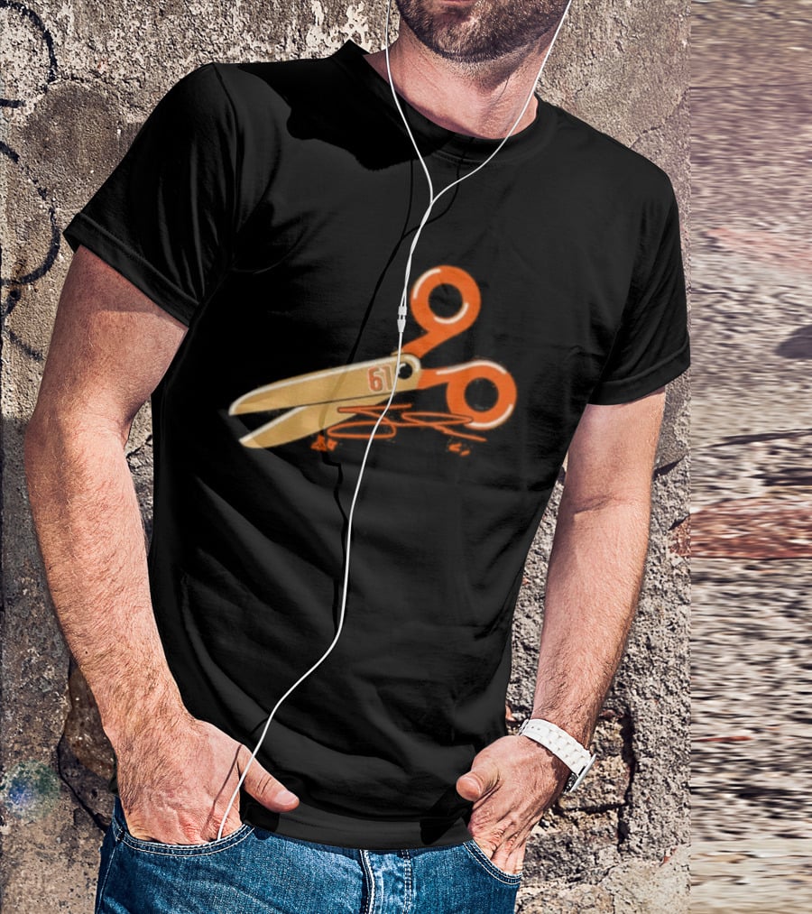 Cutter Gauthier Scissors 61 Orange T-Shirt