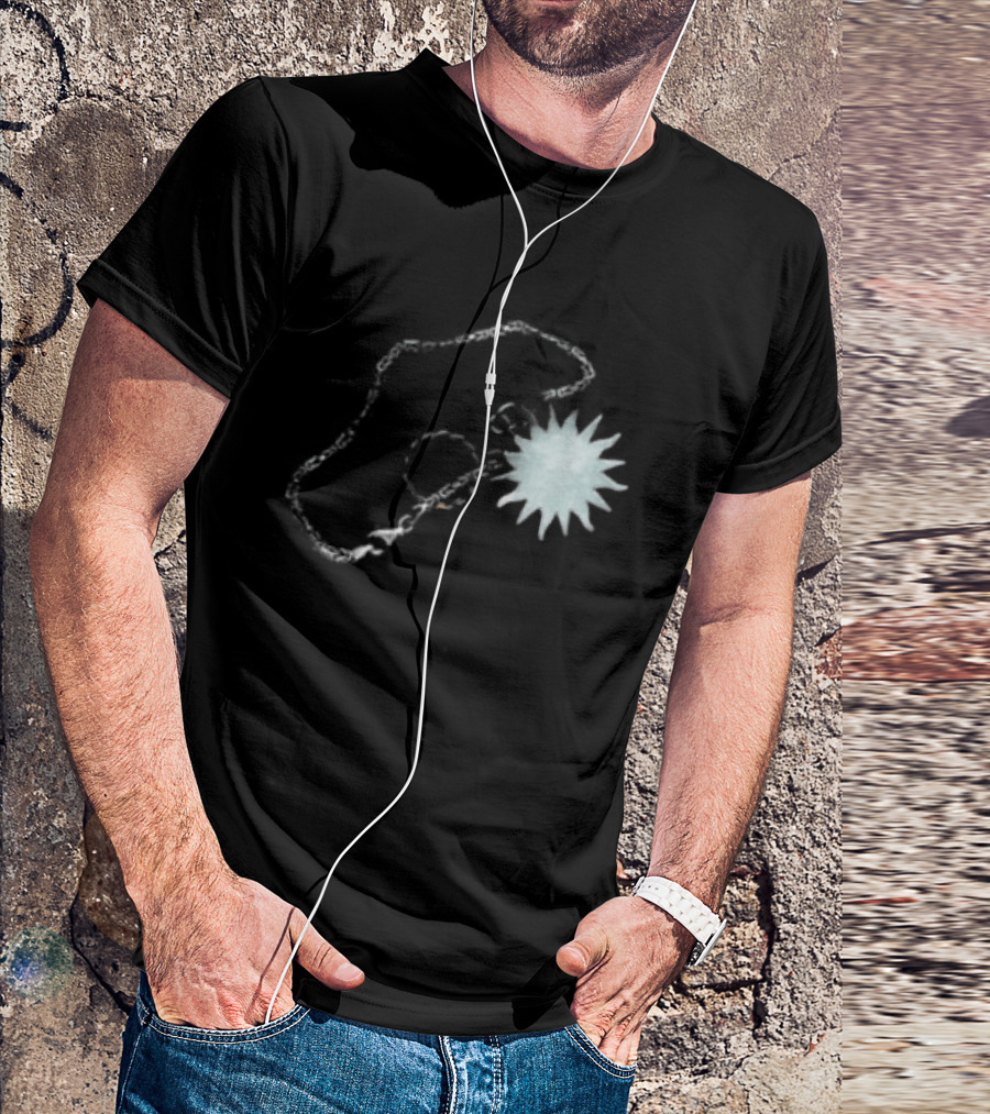 Loathe Necklace Smoke Spiral And Starburst T-Shirt