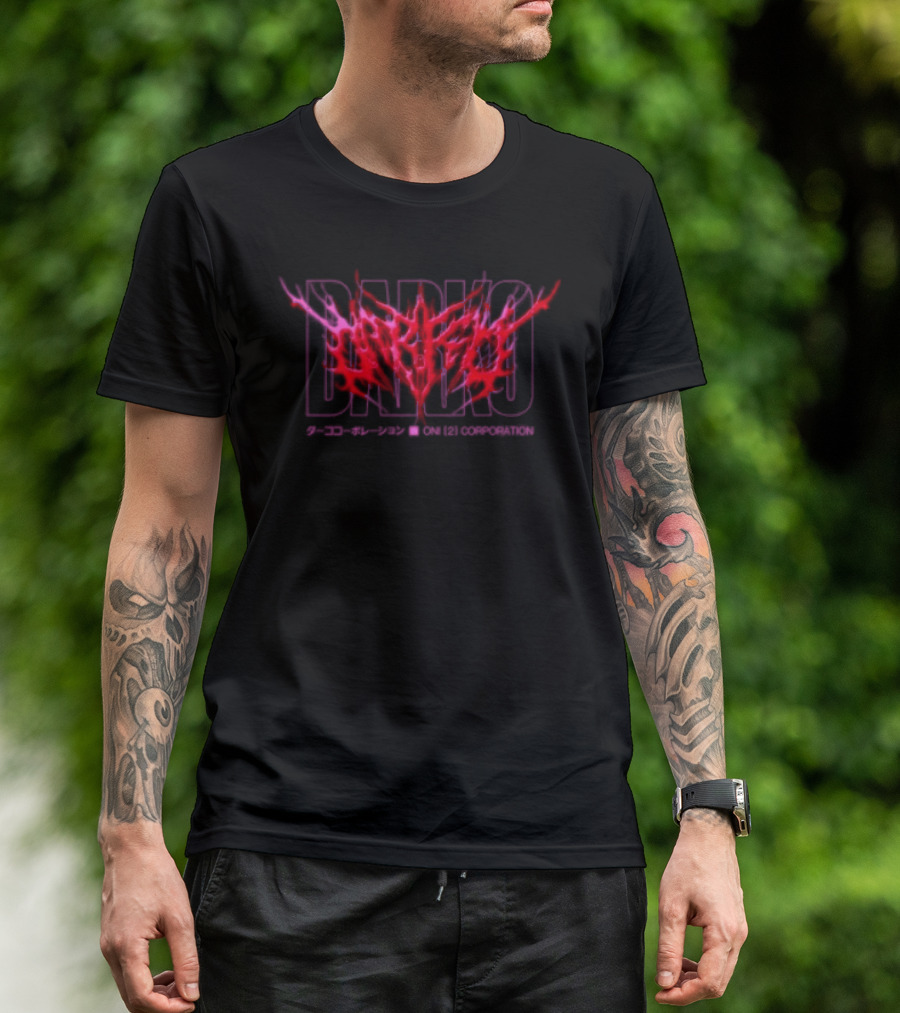 Darko Oni 2 Corporation Demonic Entity Pink Red T-Shirt