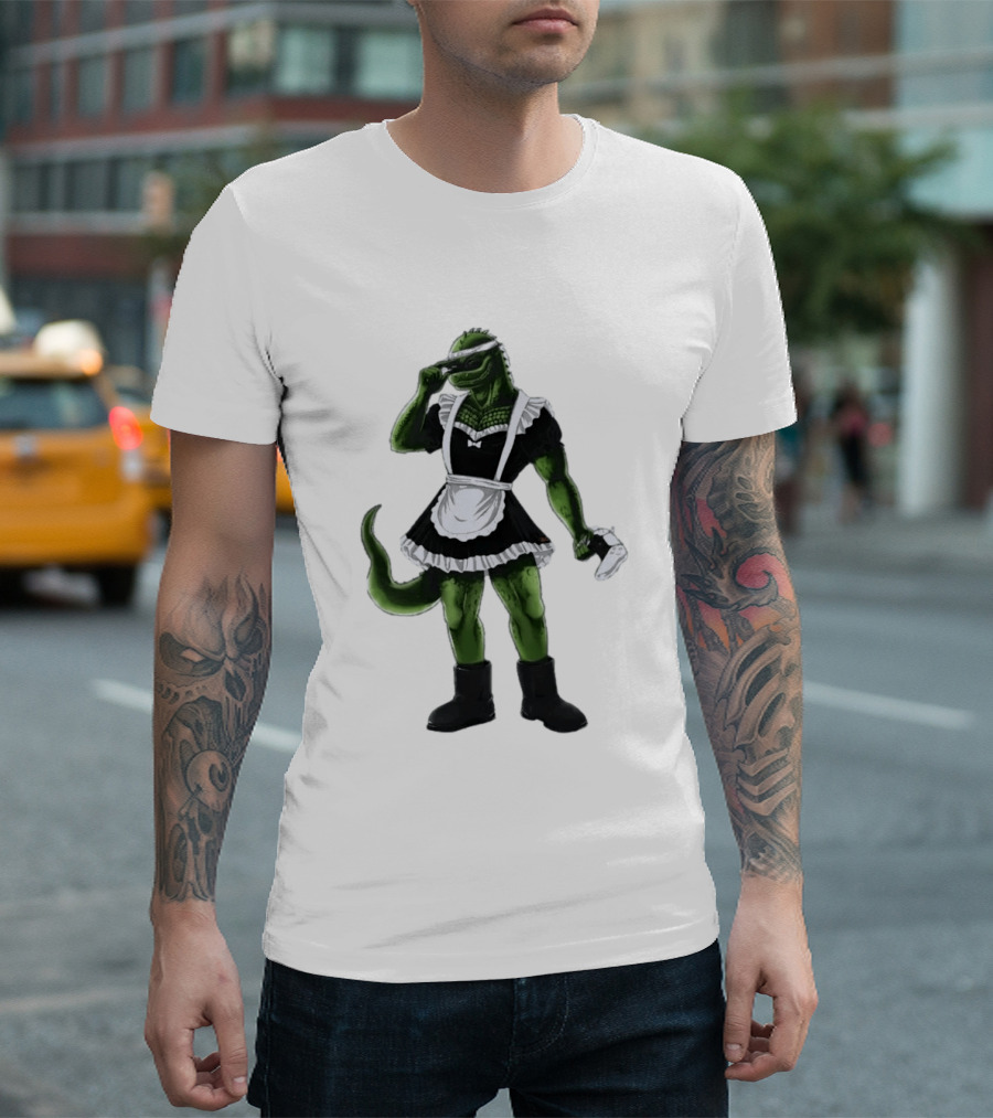 King Kreas Lizard Maid Cosplay Unique Fantasy T-Shirt