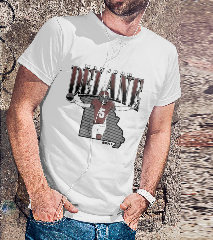 Mansoor Delane 5 Kansas City Chiefs Star Remix T-Shirt