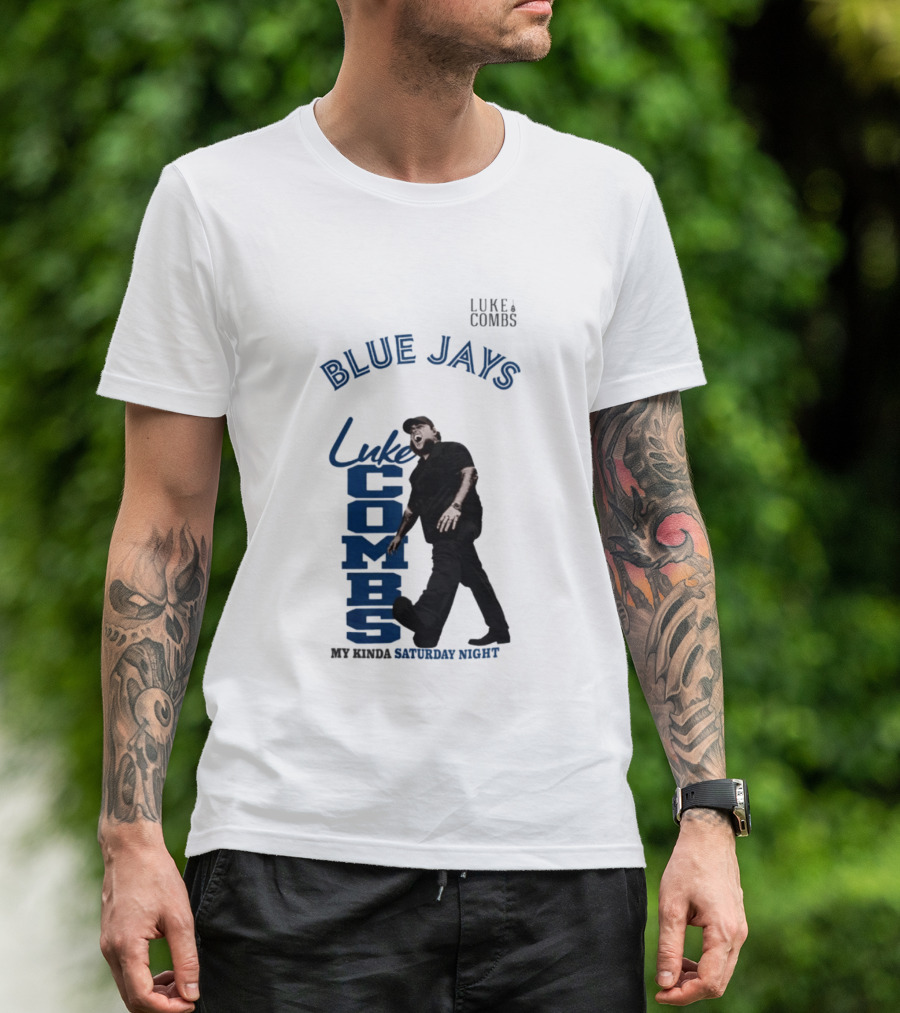 Blue Jays Luke Combs Saturday Night Toronto 2026 Tour Concert T-Shirt