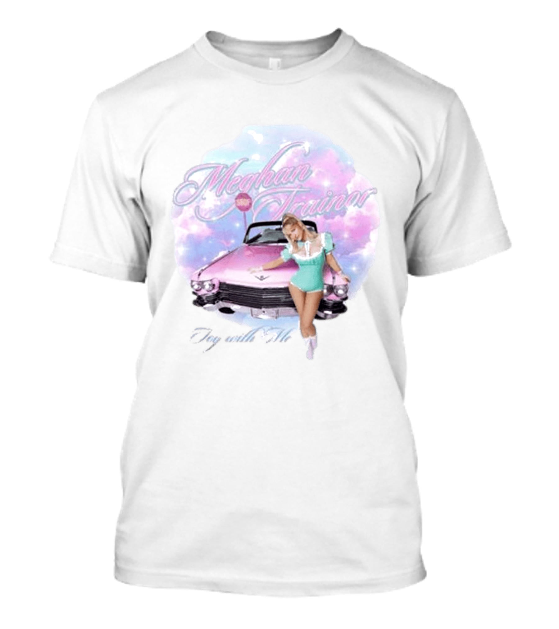 Meghan Trainor 50s Style Pink Car Toy With Me T-Shirt