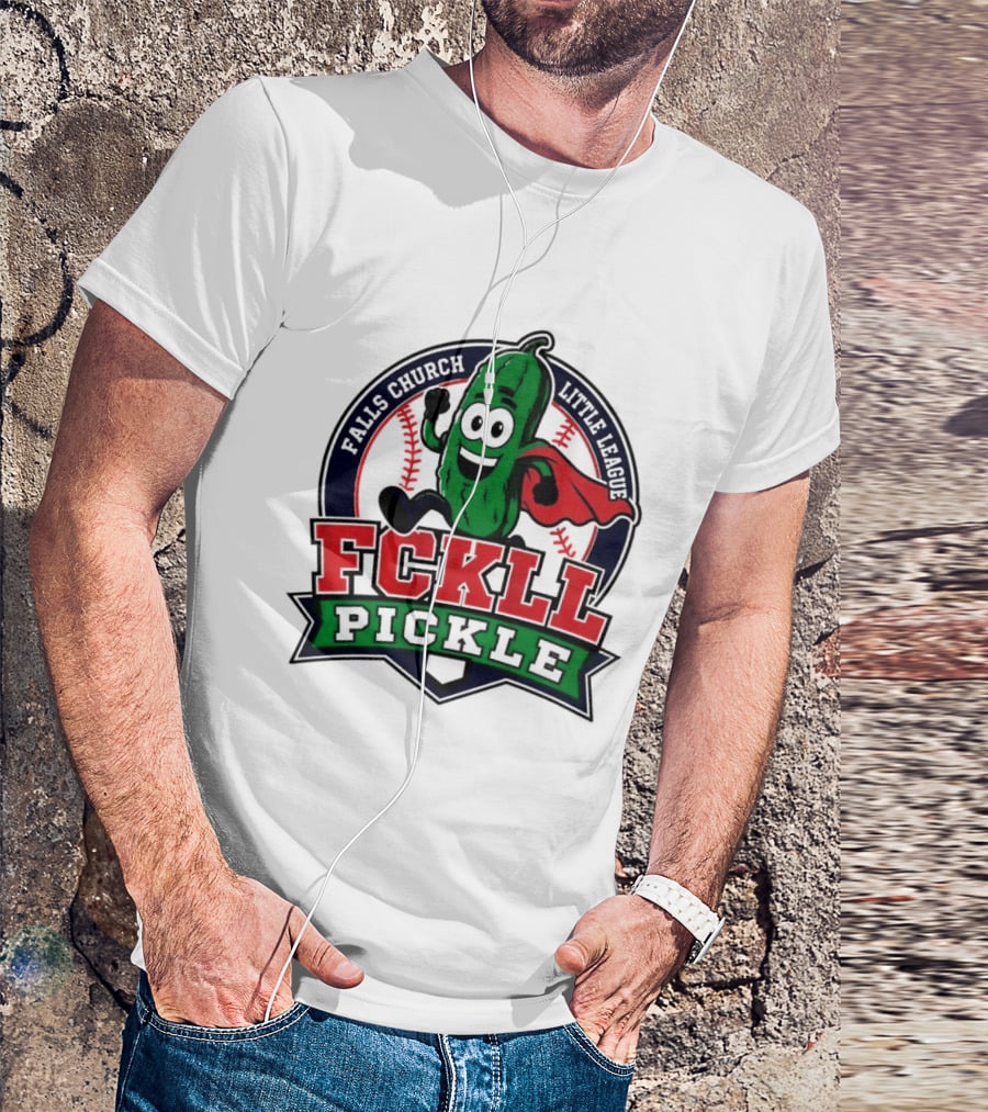 Falls Church Little League FCKLL Pickle Fundraiser Superhero T-Shirt