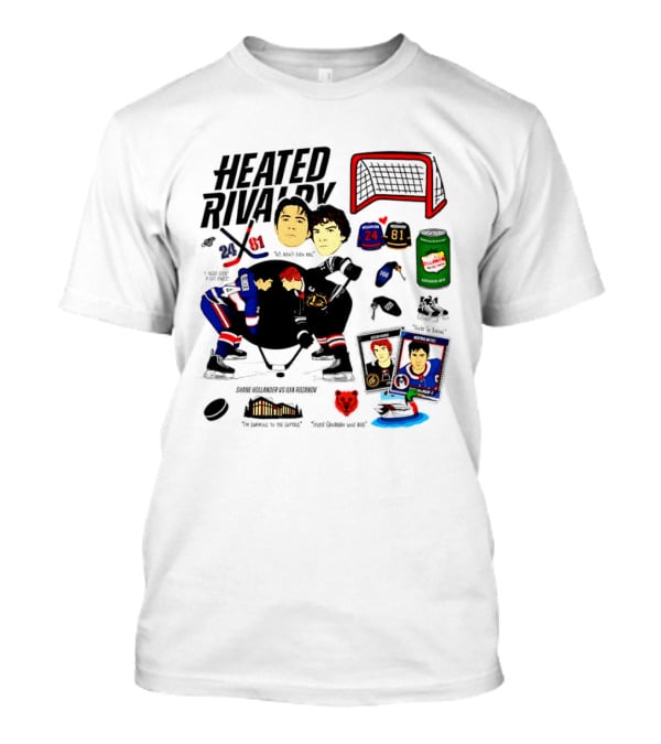 Heated Rivalry 24 Vs 81 Shane Hollander Ilya Rozanov Hockey Showdown Iconic Duel T-Shirt