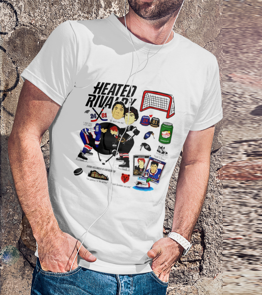 Heated Rivalry 24 Vs 81 Shane Hollander Ilya Rozanov Hockey Showdown Iconic Duel T-Shirt