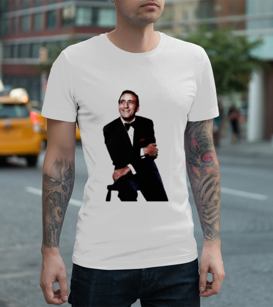 Tony Bennett The Way You Look Sitting Pose T-Shirt