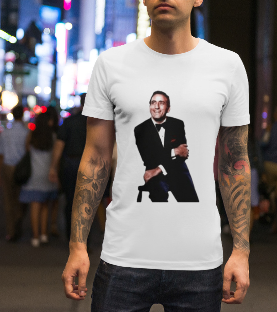 Tony Bennett The Way You Look Sitting Pose T-Shirt