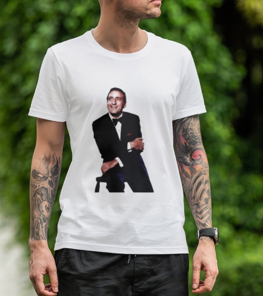 Tony Bennett The Way You Look Sitting Pose T-Shirt