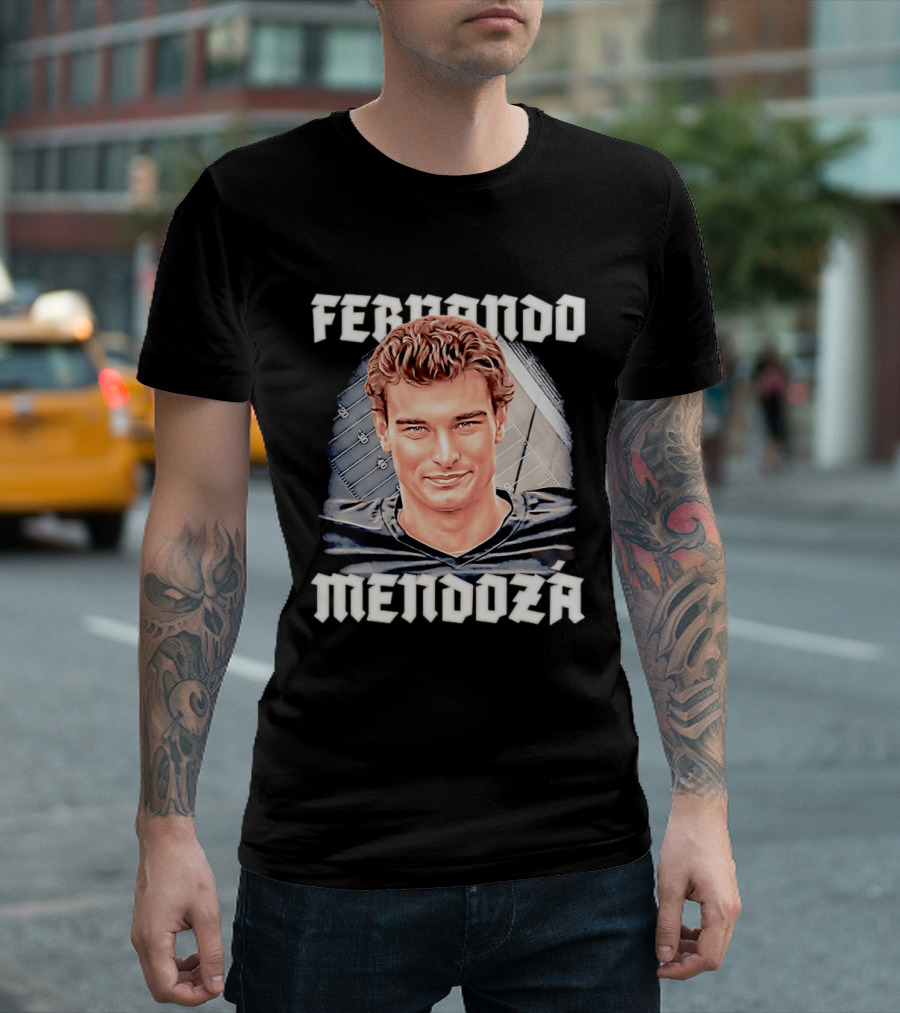 Fernando Mendoza Las Vegas Raiders Raider Nation Quarterback T-Shirt