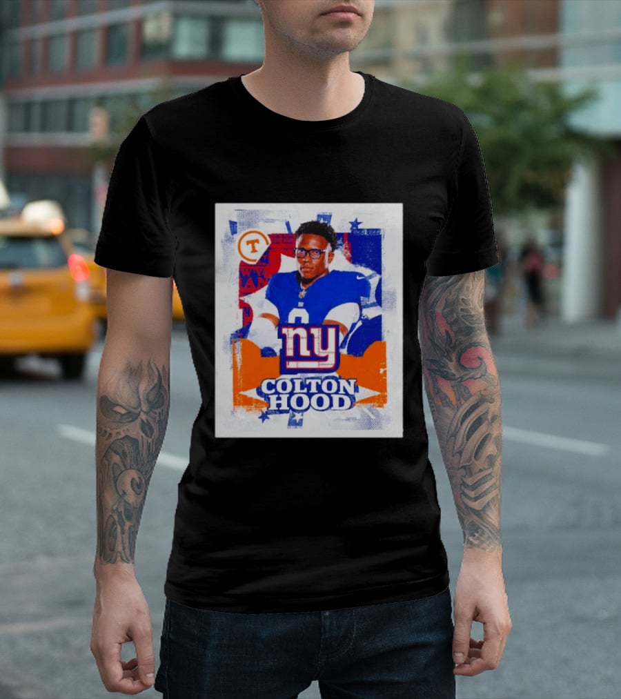 Colton Hood New York Giants 2026 Draft NY Giants Football T-Shirt