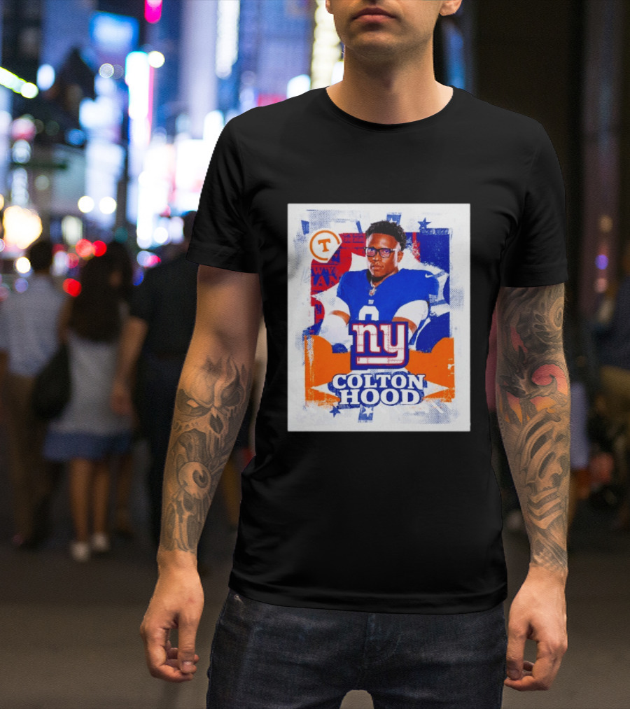 Colton Hood New York Giants 2026 Draft NY Giants Football T-Shirt