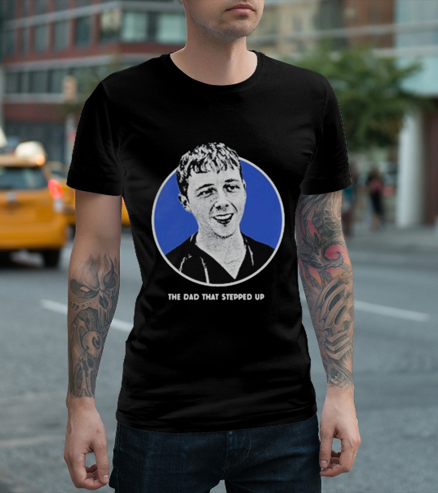 Huckleberry Finn The Dad That Stepped Up Vintage Style Circle T-Shirt