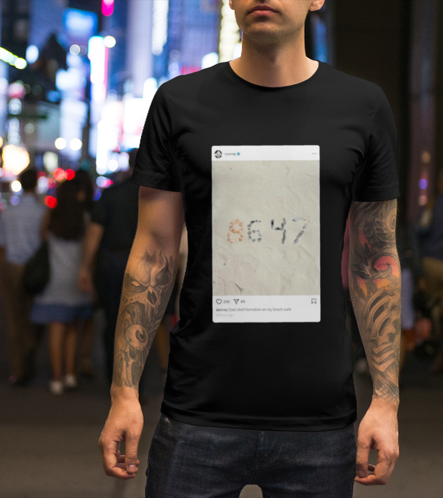 Comey Cool Shell Formation 8647 Beach Walk T-Shirt