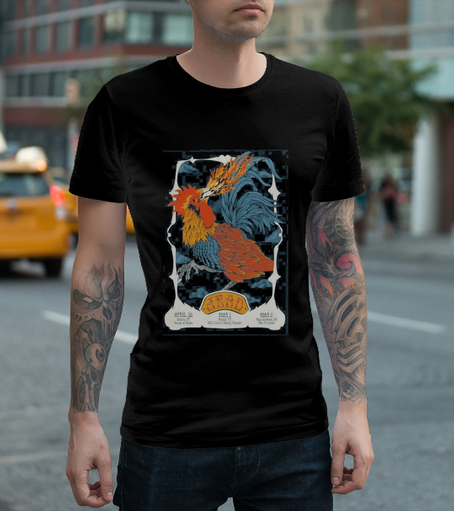 Joe Russo's Almost Dead Rooster Tour April 30 Dallas 2026 House Of Blues T-Shirt