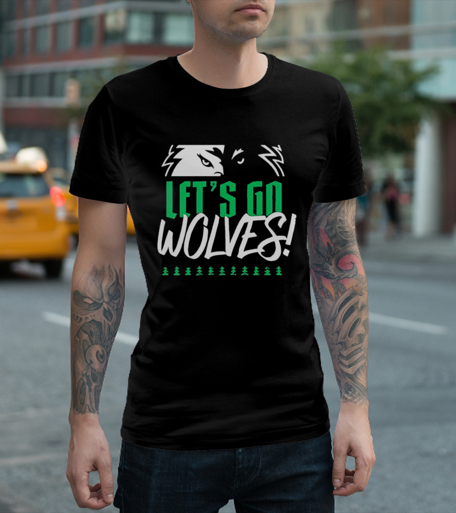 Let's Go Wolves Minnesota Timberwolves Basketball Team Excitement T-Shirt