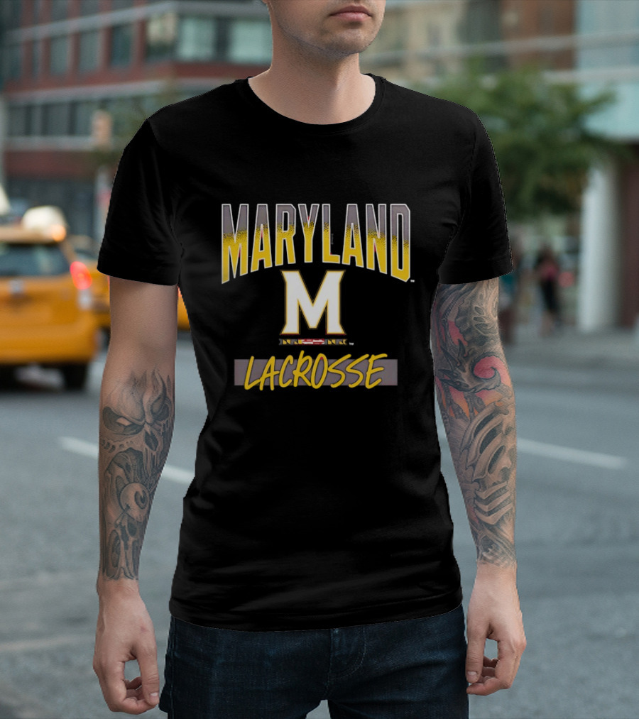 Maryland Lacrosse Terrapins M Logo Hype T-Shirt