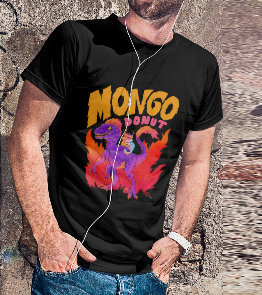 Mongo Donut Dungeon Crawler Carl Dinosaur T-Shirt