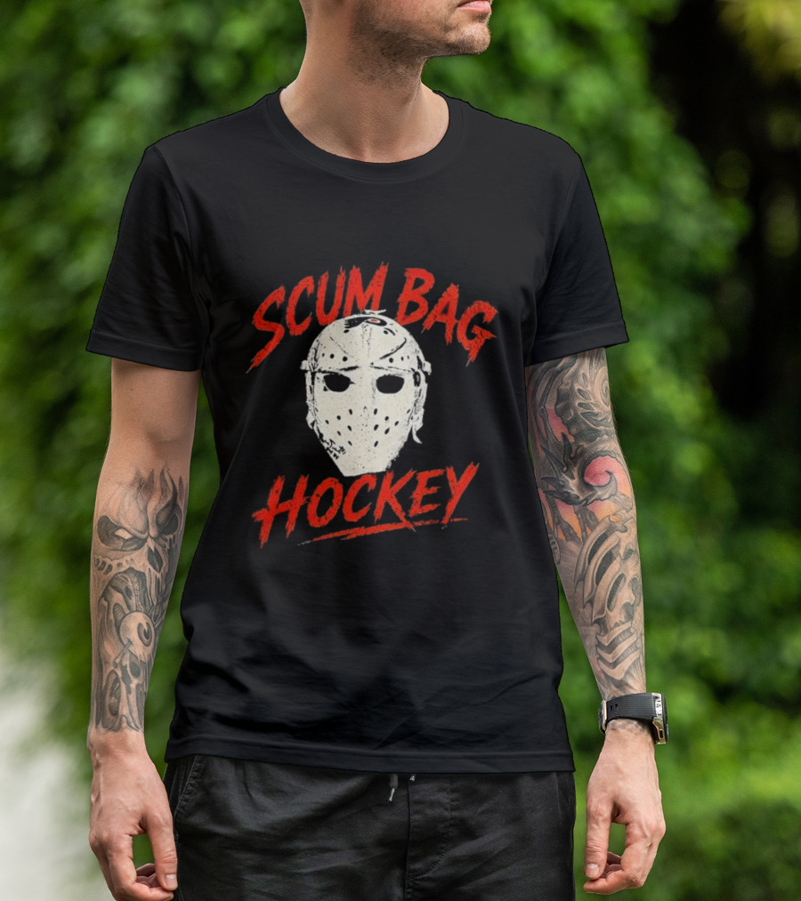 Philadelphia Flyers Scum Bag Hockey Mask T-Shirt