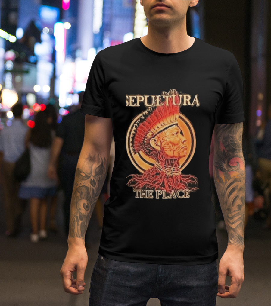 Sepultura Final North American Tour Celebrating Life Through Death 2026 Wellmont Theater Montclair NJ April 29 Roots Bloody Roots The Place T-Shirt