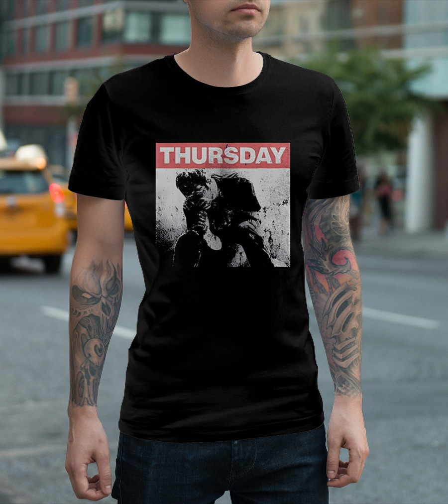 Thursday Sitting Alone In The Dark Of The Stadium Grunge T-Shirt